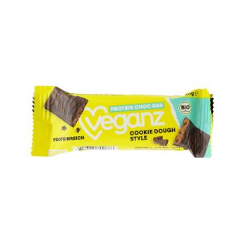 Tyčinka proteinová ve stylu cookie dough 50 g BIO   VEGANZ