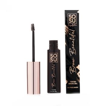 SOSU Cosmetics Brow Beautiful Gel na obočí 01 Fair Warm 5 ml