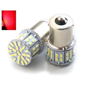 Rabel 24V BA15S 50 smd 3014 P21W ČERVENÁ (546)