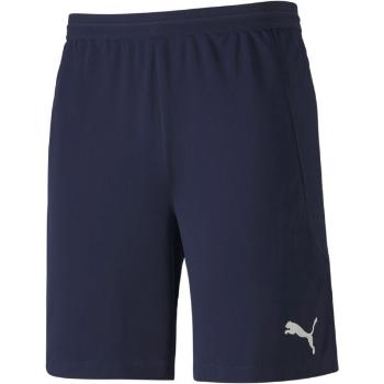 Puma TEAM FINAL 21 KNIT SHORTS Pánské kraťasy, tmavě modrá, velikost