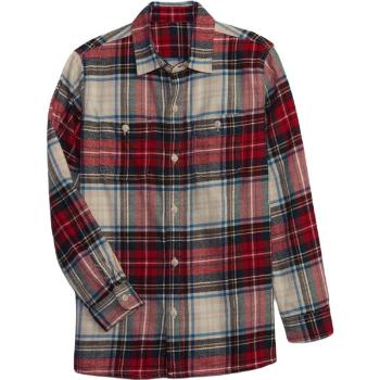 GAP LS FLANNEL Chlapecká košile, červená, velikost