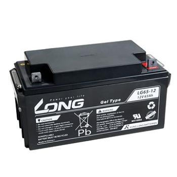 Long 12V 65Ah olověný akumulátor DeepCycle GEL F4 (LG65-12) (PBLO-12V065-F4GD)