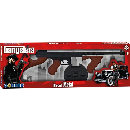 Puška gangsterská kovová 8 ran