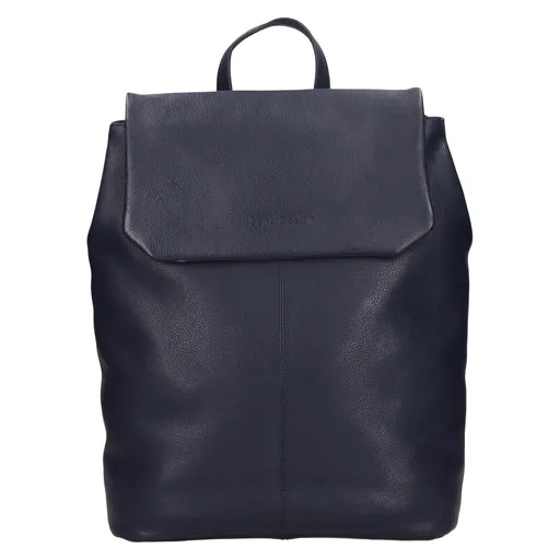 Dámský kožený batoh SendiDesign Betty - tmavě modrá