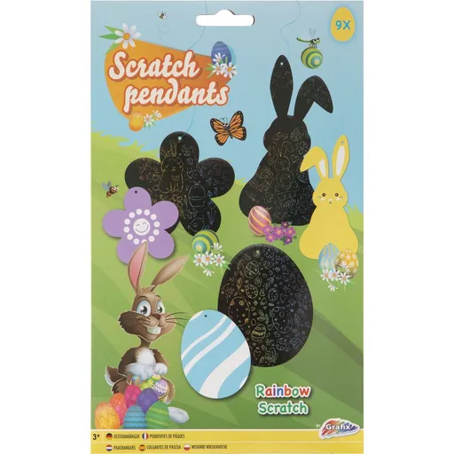 Vyškrabávací Velikonoční přívěsky