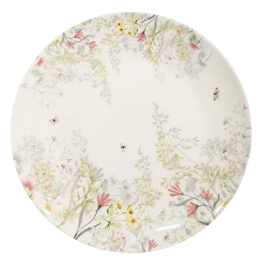 Dezertní porcelánový talíř s lučními květy Wildflower Fields - Ø 20*2 cm WFFDP