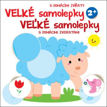 Velké samolepky s domácími zvířaty Ovce