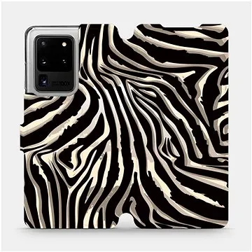 Flipové pouzdro na mobil Samsung Galaxy S20 Ultra - VA31P Zebří vzor (5903516172931)
