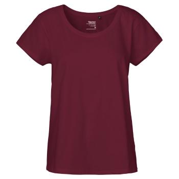 Neutral Dámské tričko Loose Fit z organické Fairtrade bavlny - Bordeaux | XL