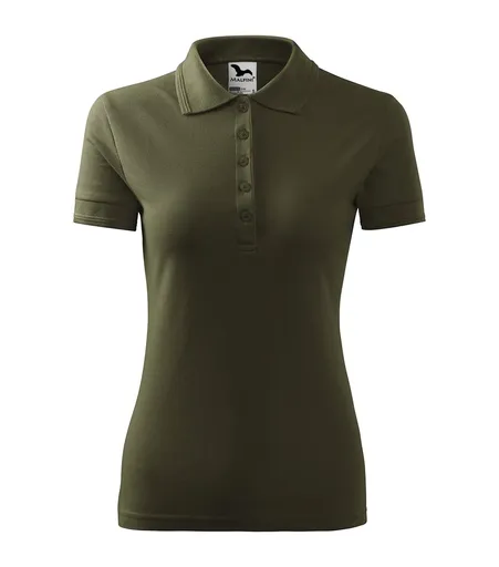 MALFINI Dámská polokošile Pique Polo - Military | 2XL