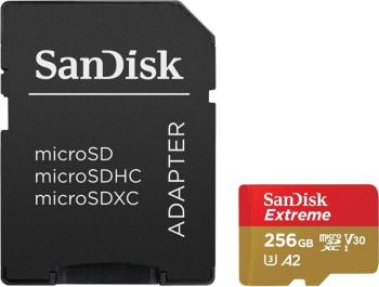 SanDisk Extreme microSDXC 256 GB + SD Micro SDXC 256 GB Paměťová karta