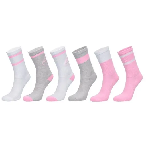 Nike Y EVERYDAY CSH CREW 6P Dětské ponožky, šedá, velikost