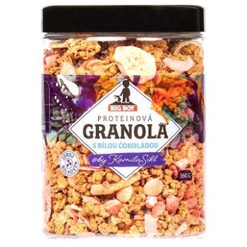 BIG BOY Proteinová granola s bílou čokoládou by @kamilasikl 360g (8594193034338)