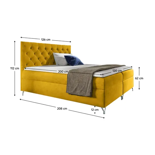 Boxspringová postel GUINEVRA 5 Tempo Kondela