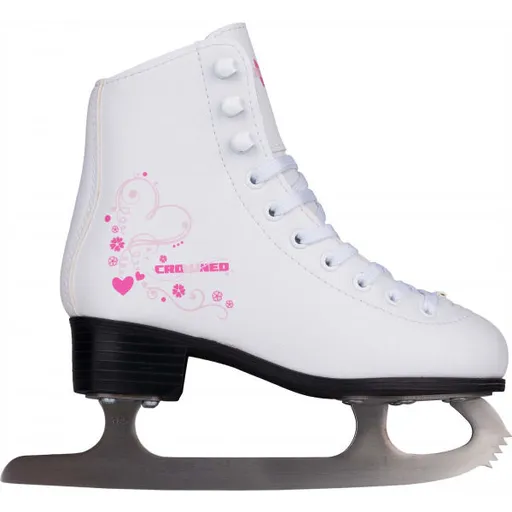 Crowned EMILY JR Dívčí lední brusle, bílá, velikost