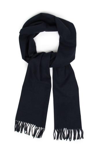 ŠÁLA GANT UNISEX. SOLID WOOL SCARF EVENING BLUE