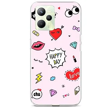 TopQ Kryt Realme C35 Happy Day 74615 (Sun-74615)