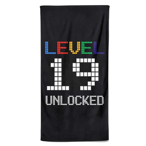 Osuška Level Unlocked (věk: 19, Velikost osušky: 70x140cm)