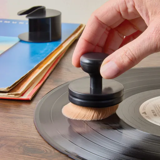 Kartáček na čištění gramofonových desek
