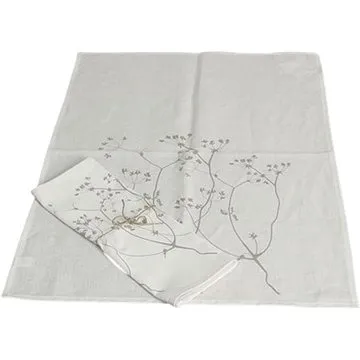 H&D Utěrka 50x70 cm, len a bavlna, potisk, béžová (B30041_VBE)