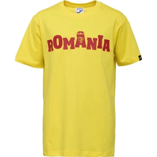 Joma FED. FUTBOL RUMANÍA 4TH REPLICA OPT G SHORT SLEEVE T-SHIRT JR Dětské triko, žlutá, velikost XXXS