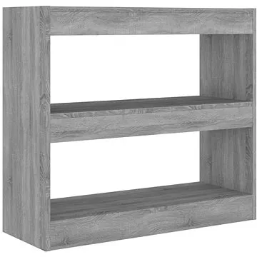 Shumee dělící stěna šedá sonoma 80×30×72 cm, 813615 (813615)