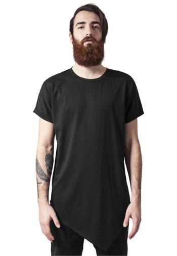 Urban Classics Asymetric Long Tee black - S