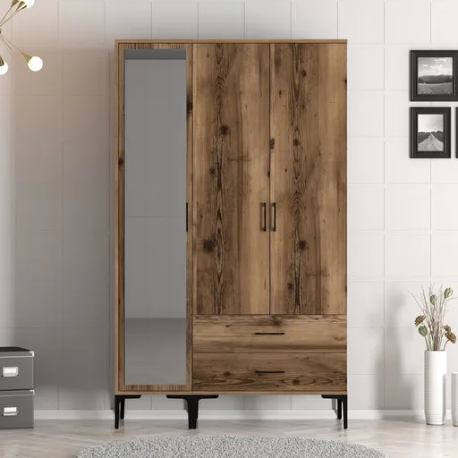 Šatní skříň Kumsal RT - Walnut