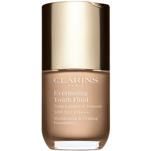 Clarins Everlasting Youth Fluid Foundation rozjasňující make-up SPF 15 odstín 108 Sand 30 ml
