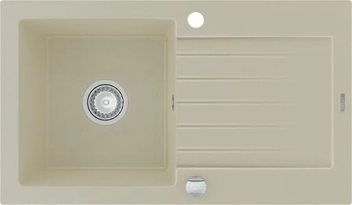 MEXEN Pablo granitový dřez 1 s odkapávačem 752x436 mm, béžová 6510751010-69