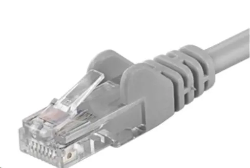 PREMIUMCORD Patch kabel UTP RJ45-RJ45 CAT5e 0.25m šedá