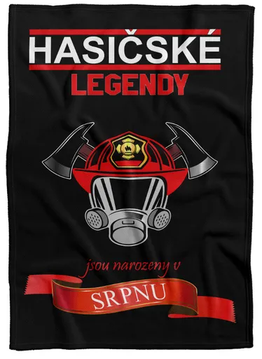 Deka Hasičské legendy - měsíc (Měsíc: 08 - Srpen, Podšití beránkem: NE)