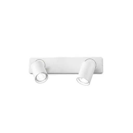 Nástěnné bodové svítidlo Ideal Lux Rudy AP2 Bianco 229041 GU10 2x35W IP20 bílé