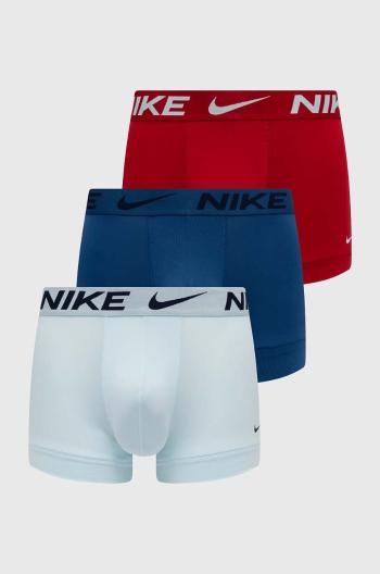 Boxerky Nike 3-pack pánské, modrá barva, 0000KE1156