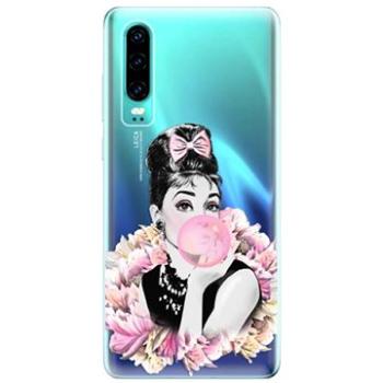 iSaprio Pink Bubble pro Huawei P30 (pinbu-TPU-HonP30)