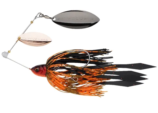 Savage gear třpytka spinnerbait da lil bush red craw - 13 cm 20 g