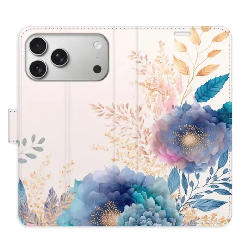 Flipové pouzdro iSaprio - Ornamental Flowers 03 - iPhone 17 Pro Max