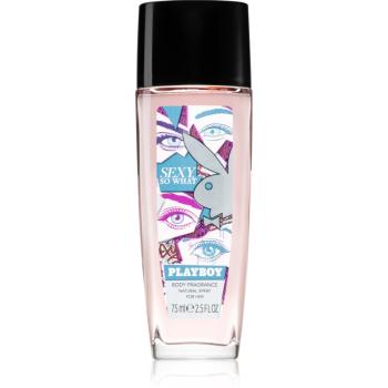 Playboy Sexy So What deodorant s rozprašovačem pro ženy 75 ml