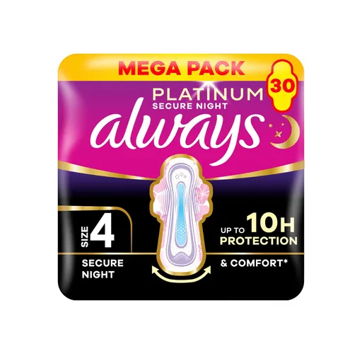 Always Platinum Secure Night vložky 30 ks