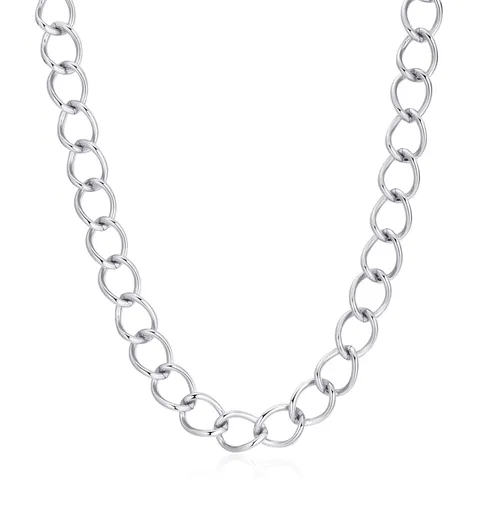 S'Agapõ Výrazný ocelový náhrdelník pro ženy Chunky SHK29