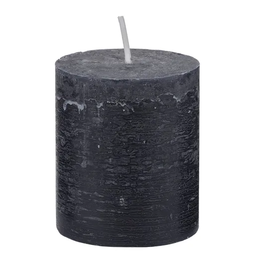 RUSTIC Svíčka 8 cm - černá