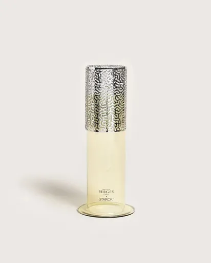 Starck svícen + svíčka Peau d'Ailleurs/Dlouholetá tvář 120g zelená - Maison Berger Paris