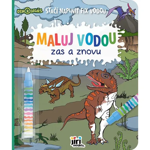 Maluj vodou zas a znovu Dinosauři