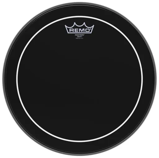 Remo 13" PinStripe Ebony