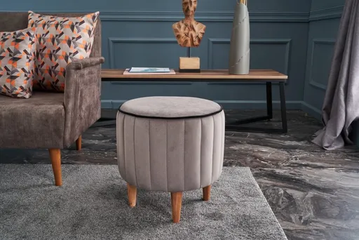 Puf Lindy Puf - Grey