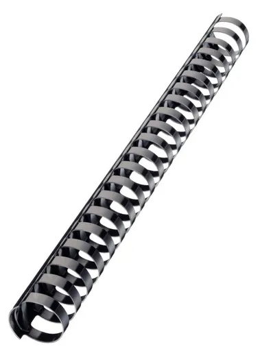 Kroužková vazba 25mm černá 181-210 listů 50ks