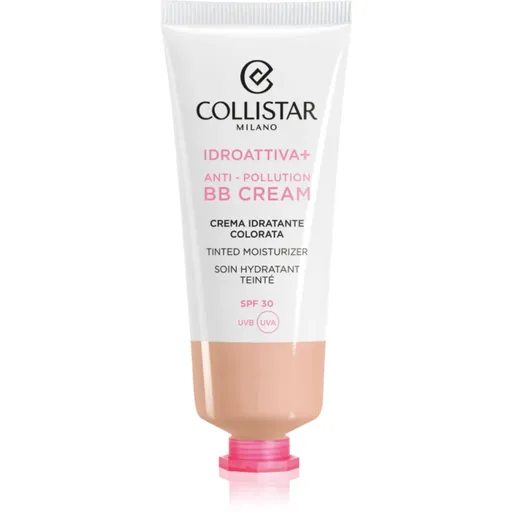 Collistar Face IDROATTIVA+ Tinted Moisturizer tónující hydratační krém SPF 30 odstín 1 Light 50 ml