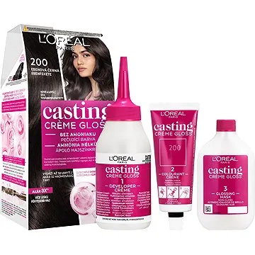 L'ORÉAL CASTING Creme Gloss 200 Ebenová černá (3600521334720)