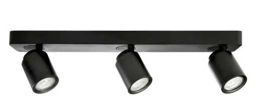 Light Impressions Deko-Light stropní přisazené svítidlo Librae lineární III 220-240V AC/50-60Hz GU10 3x max. 50,00 W 542 mm tmavě černá RAL 9005 348171