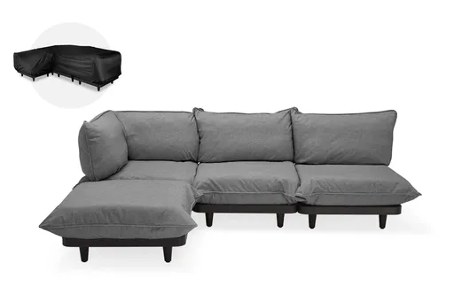 Zahradní sedací souprava paletti set large, více variant - Fatboy Barva: rock grey